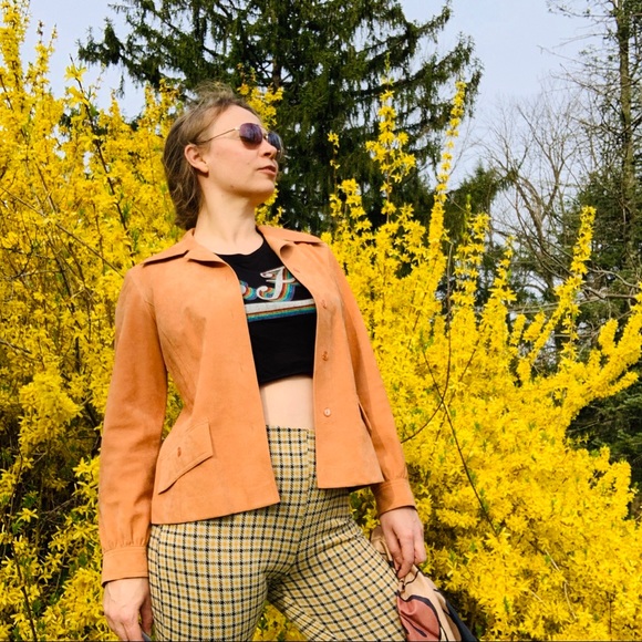 UO Modern Vintage Plaid Tattersall Hi Waist Pants - Picture 3 of 16